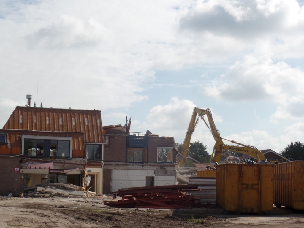 September: De laatste delen van de Bundeling worden afgebroken. Foto: Jan Hendriksen