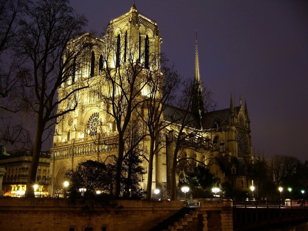 De Notre Dame in Parijs. Foto:PublicDomainPictures