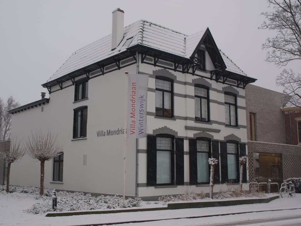 Villa Mondriaan in de sneeuw. Foto: PR