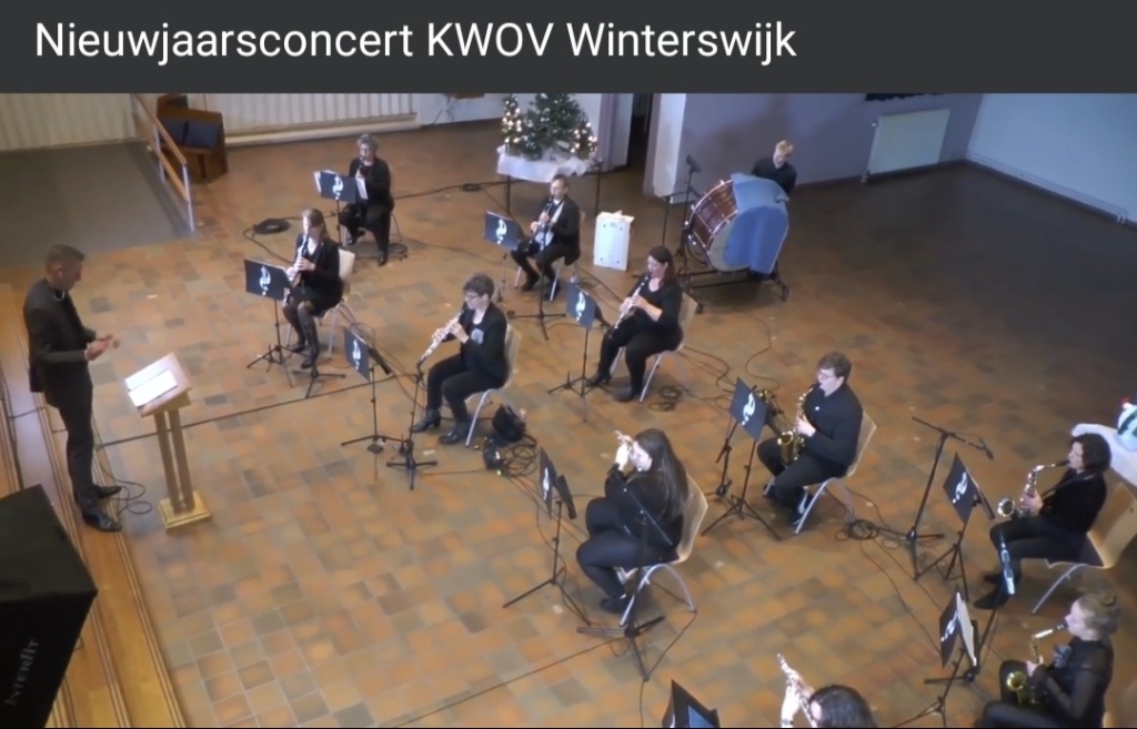 KWOV heeft een alternatief nieuwjaarsconcert gegeven,. Foto: PR