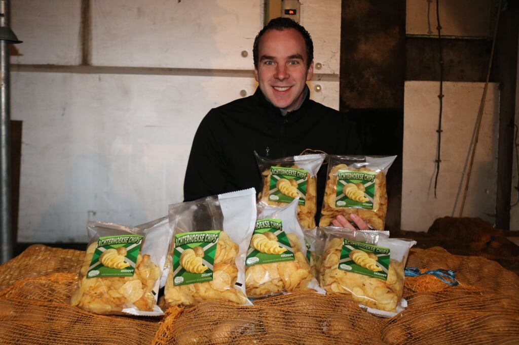 Van aardappel tot eindproduct: de Achterhoekse chips van Laurens Woestenenk. Foto: Arjen Dieperink