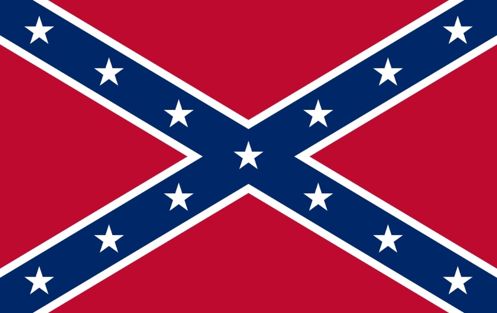 De Achterhoekse vlag lijkt wat op die van de oude Confederatie, de zuidelijke staten van Amerika. Afbeelding: PR