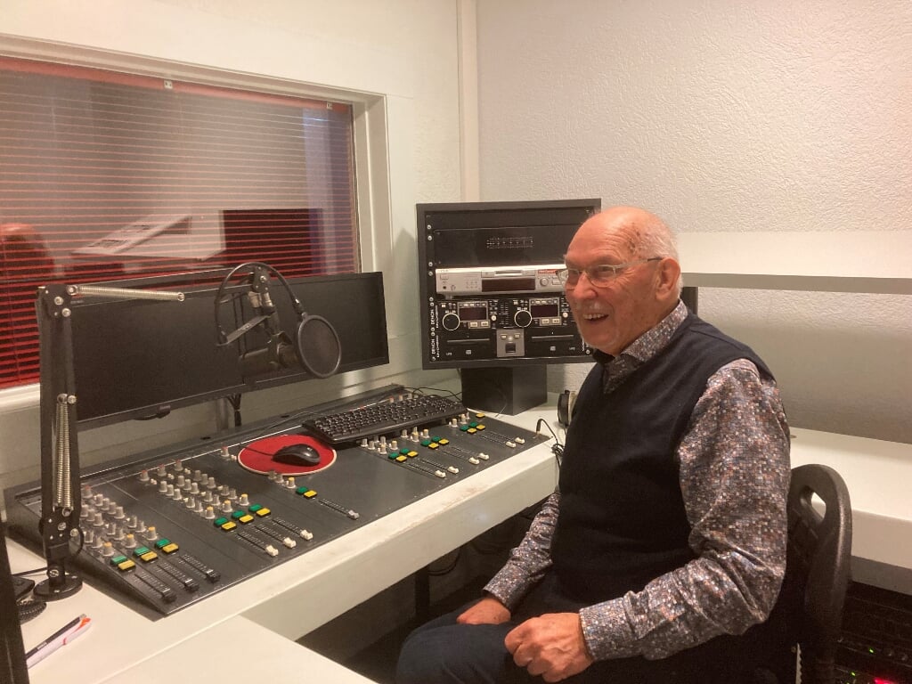 Gerbert Abbink in de studio. Foto: Mirjam Rensink