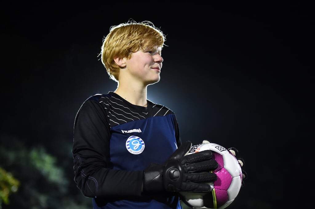 Keeper Hester Lensink: "Leuk dat de meiden uit de hele Achterhoek komen." Foto: Roel Kleinpenning