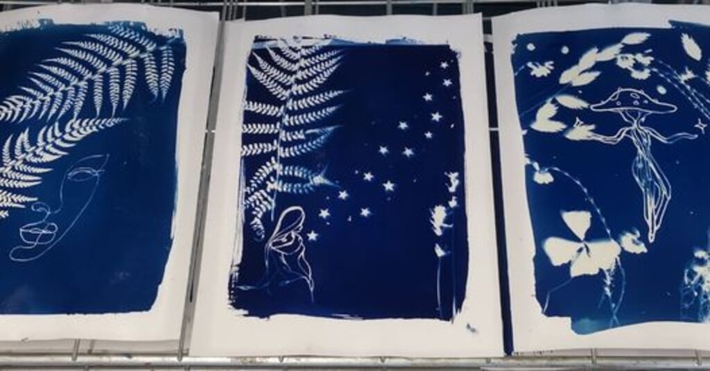 Cyanotype print, Karin Bosch. Foto: PR