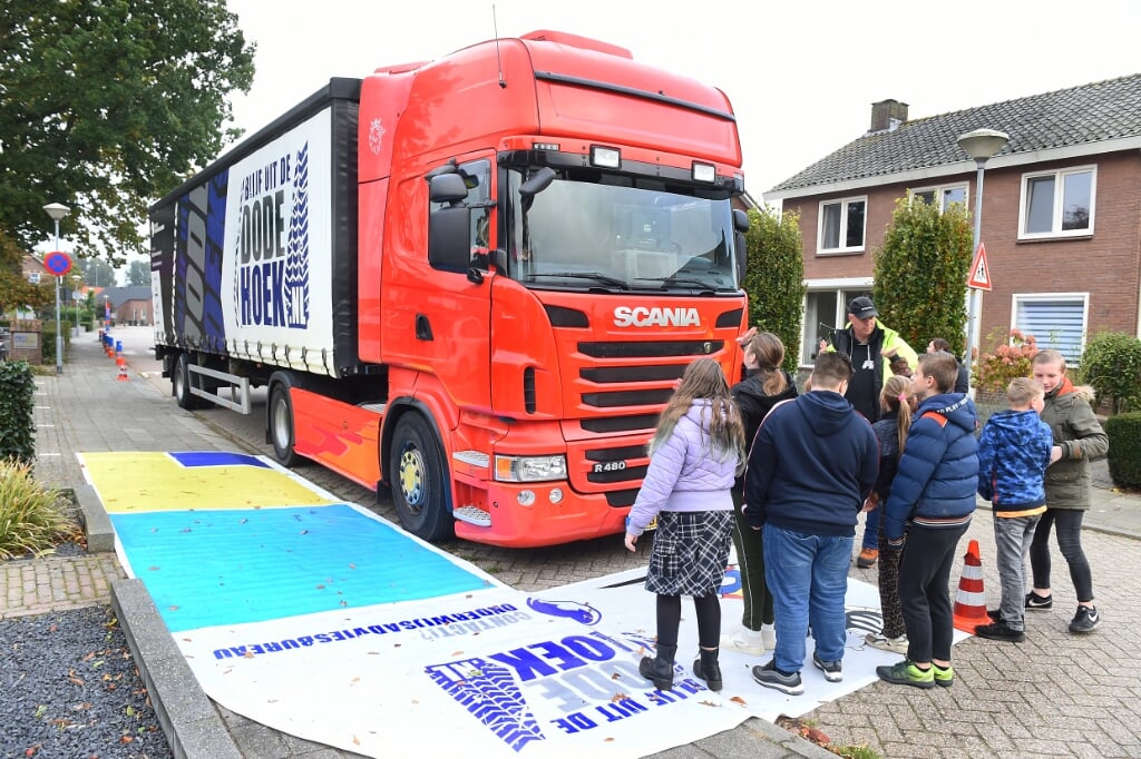 De demonstratie bij De Boomgaard. Foto: Roel Kleinpenning