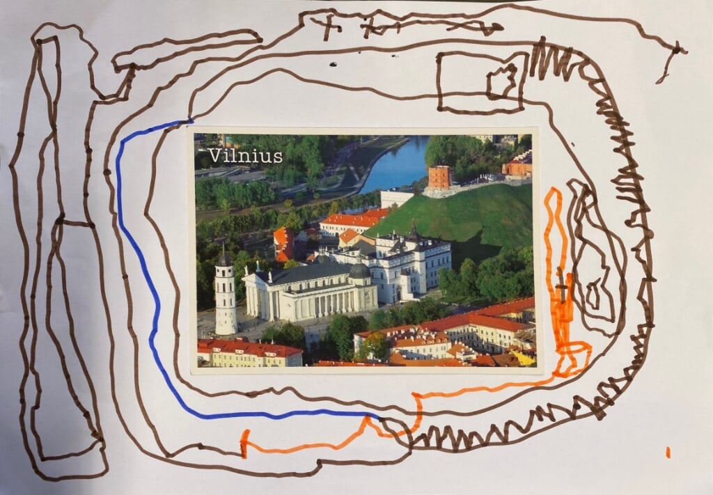 De brief van Lucas uit het Litouwse Vilnius. Foto: PR