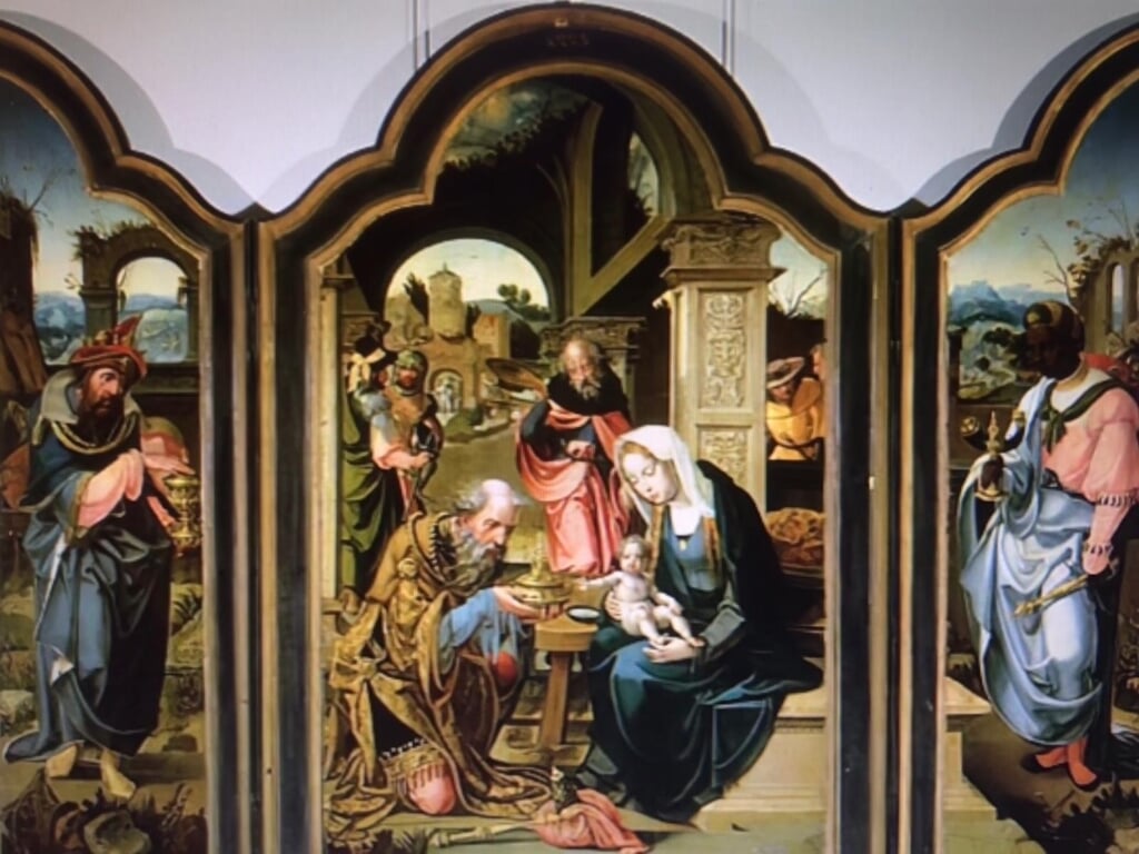 Drieluik van kunstschilder Pieter Coecke van Aelst. Foto: PR