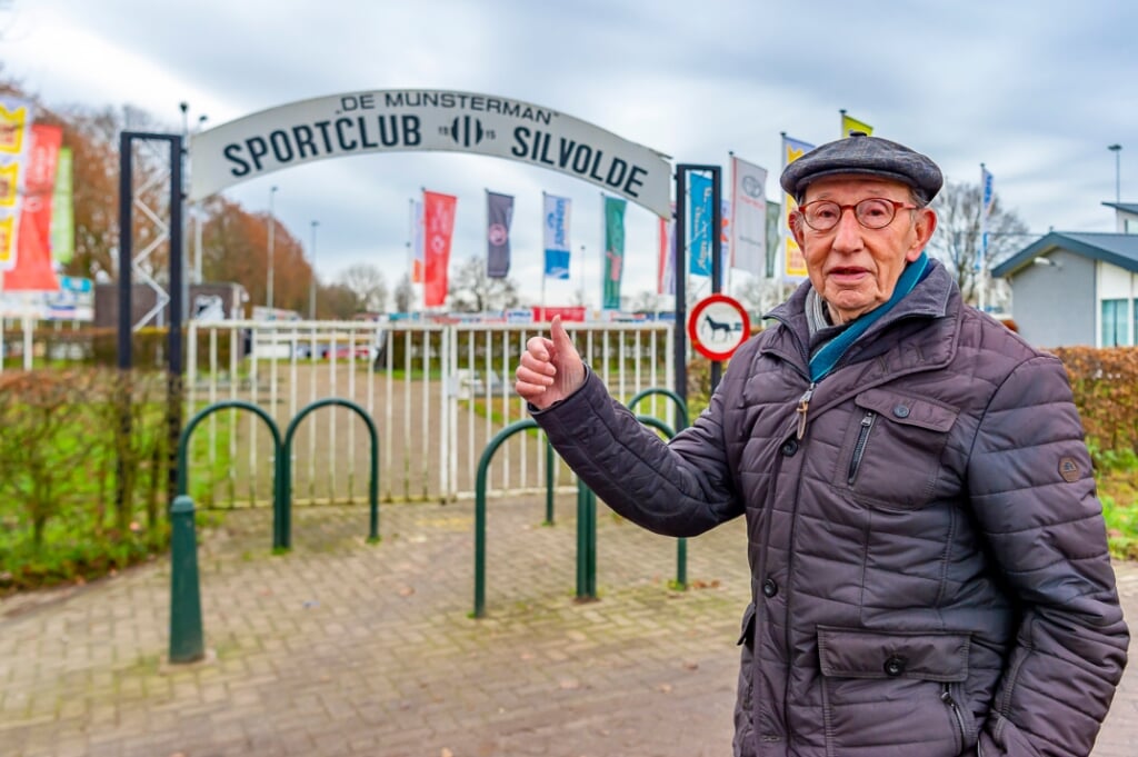 Arie Suselbeek bij sportpark De Munsterman. Foto: Henk van Raaij