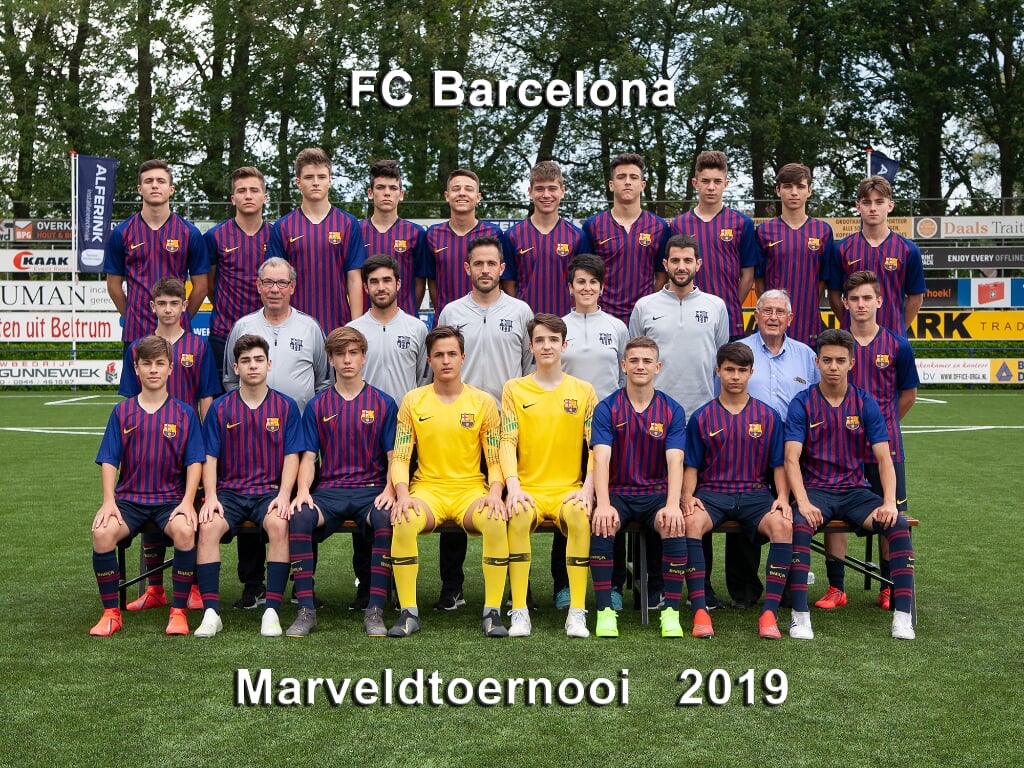 FC Barcelona, winnaar Marveldtoernooi 2019. Foto: PR