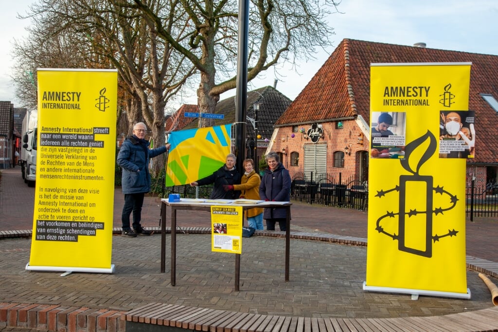 De Dag van de Mensenrechten werd luister bij gezet in Berkelland. Foto: Geert van der Veer