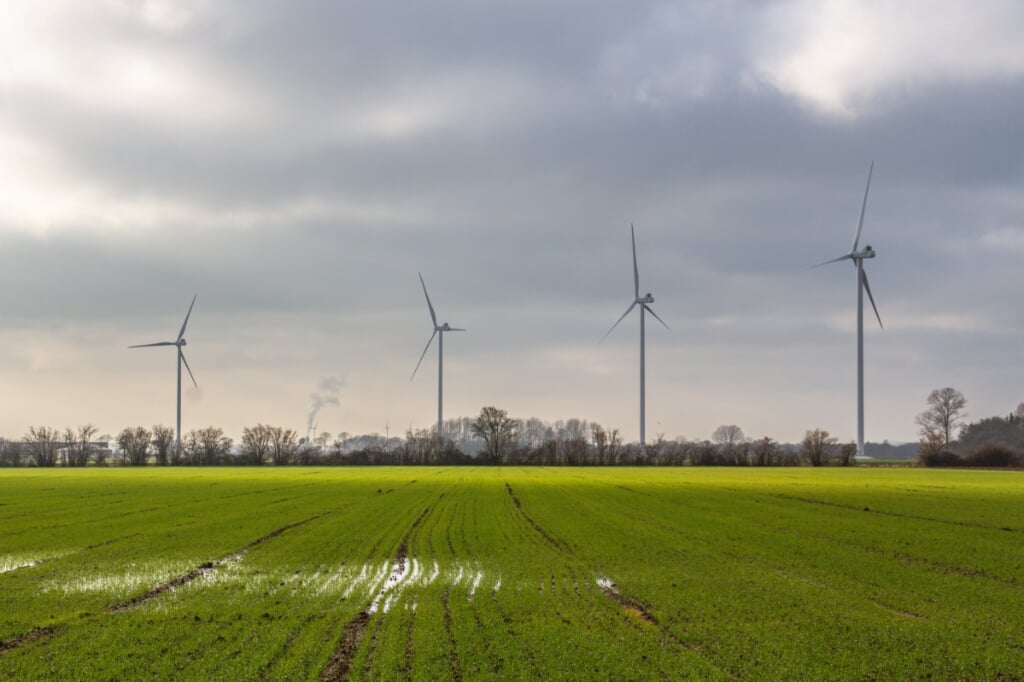 Windmolens vlakbij de grens met Bronckhorst. Foto: Liesbeth Spaansen