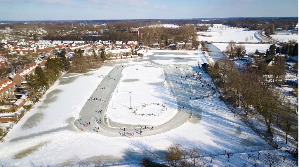 De leden hebben met veel plezier hun rondjes kunnen schaatsen op de prachtig geprepareerde natuurijsbaan. Foto: Steven de Vries