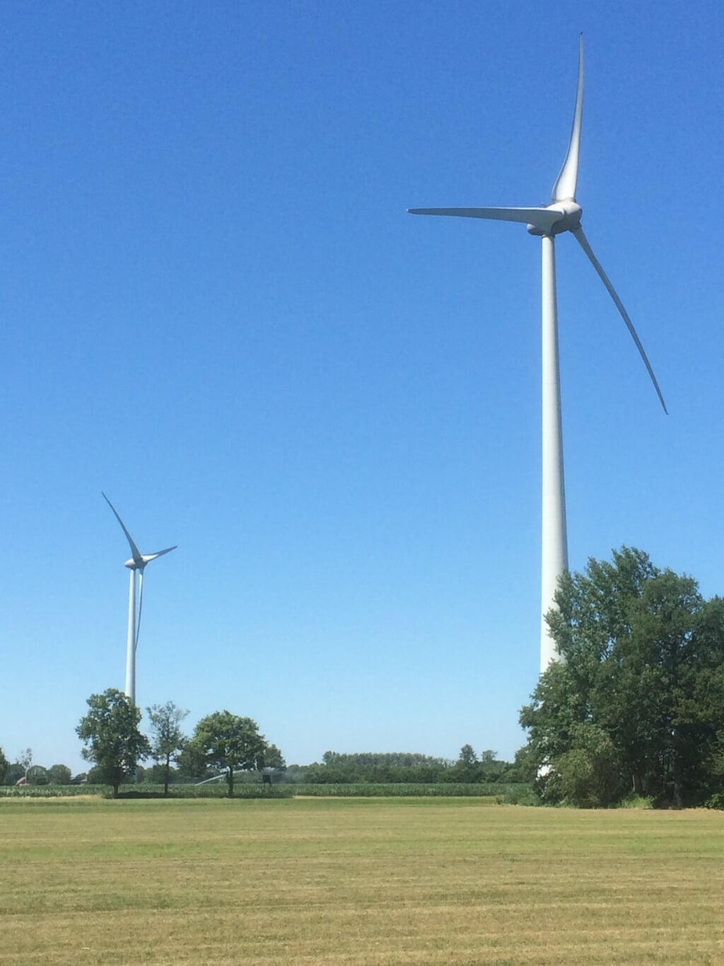 Enkele windmolens van windpark Hagewind bij Aalten. Foto: Richard Klein Tank
