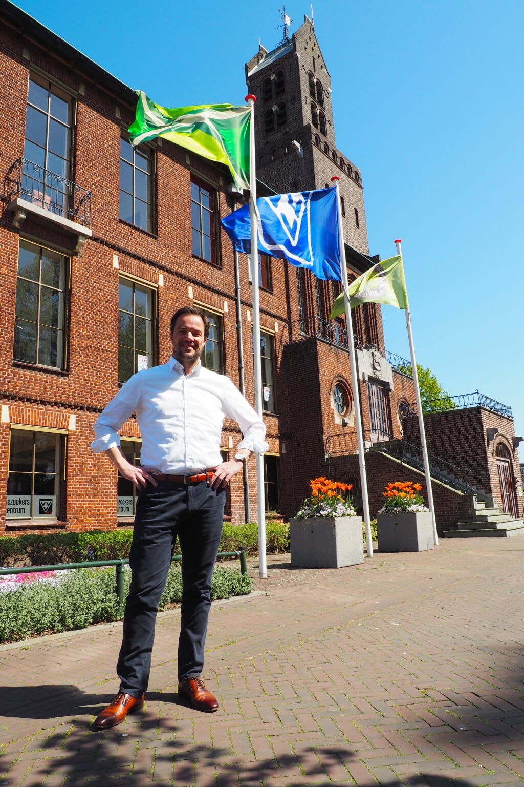 Alexander van der Graaff, projectmanager Grensland College voor het oude raadhuis in Winterswijk. Foto: PR 