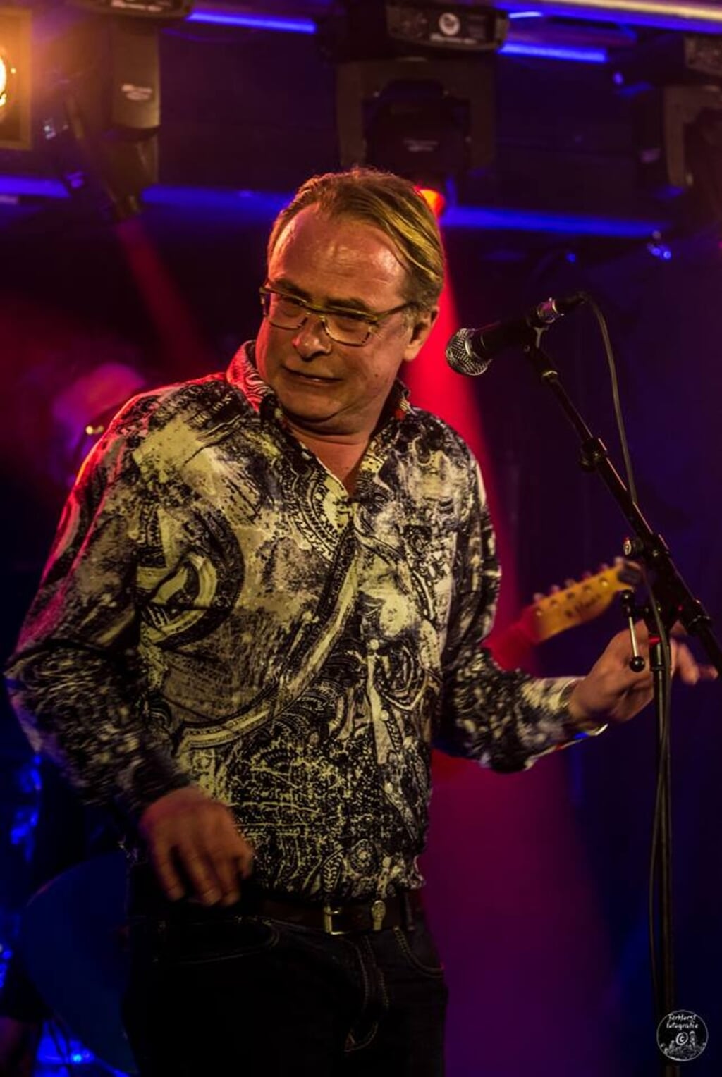 Erik Hagelstein is de zanger van de Joe Cocker tribute band. Foto: Henk ter Horst
