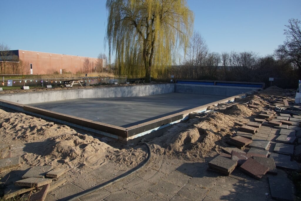 Het bassin is al vernieuwd door Optisport. Foto: Frank Vinkenvleugel