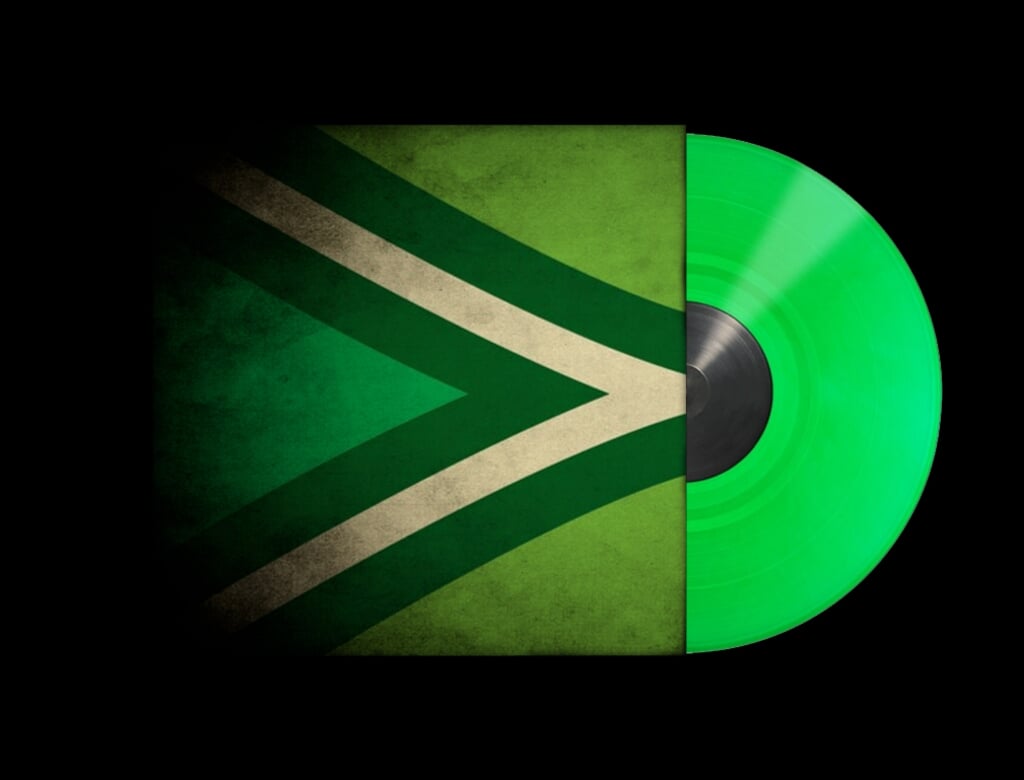 De Top 10 wordt uitgebracht op een LP van groen vinyl. 