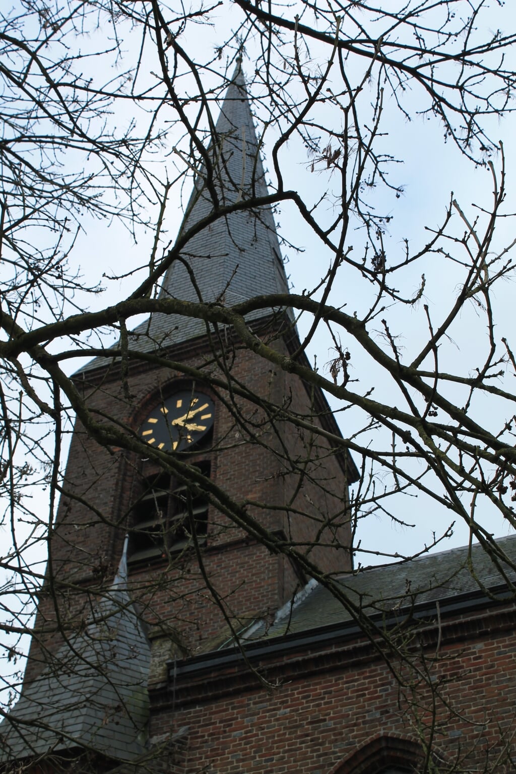 De toren van de RK-kerk in Bredevoort. Foto: Dick Hijink