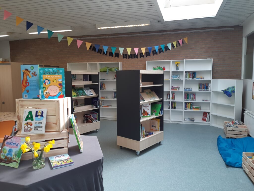 Een kijkje in de nieuwe schoolbibliotheek. Foto: PR