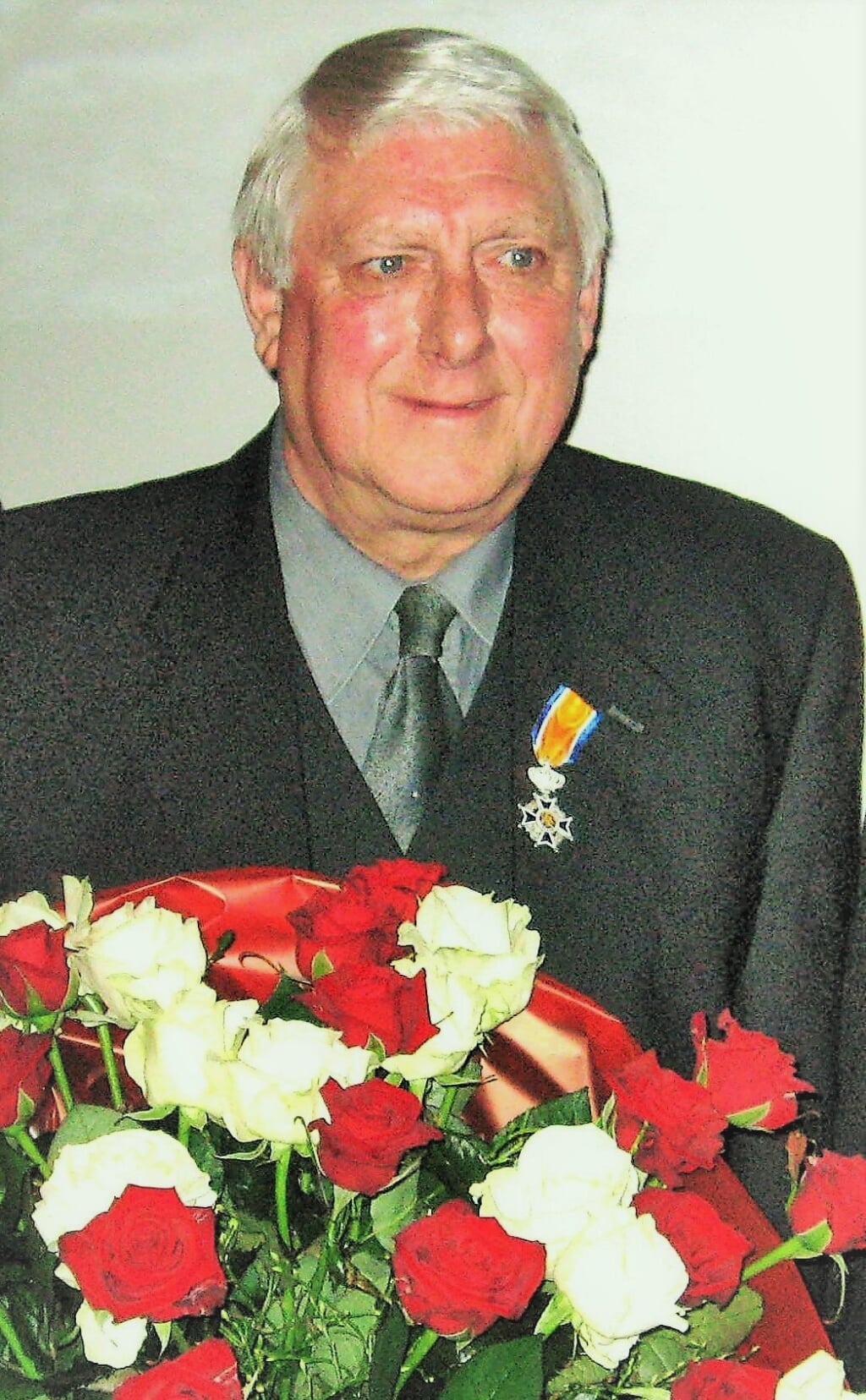 Martin Jansen, na ontvangst van de Koninklijke Onderscheiding in de Orde van Oranje-Nassau in maart 2008. Foto: Theo Huijskes