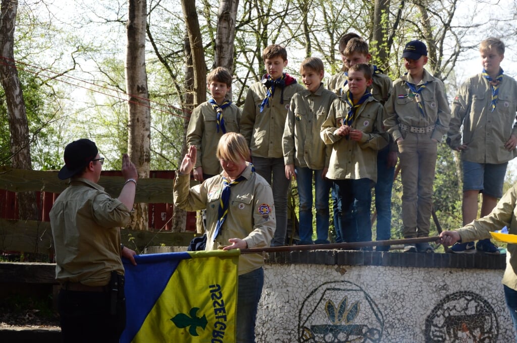 De installatie. Foto: PR/Scouting IJsselgroep Gorssel 