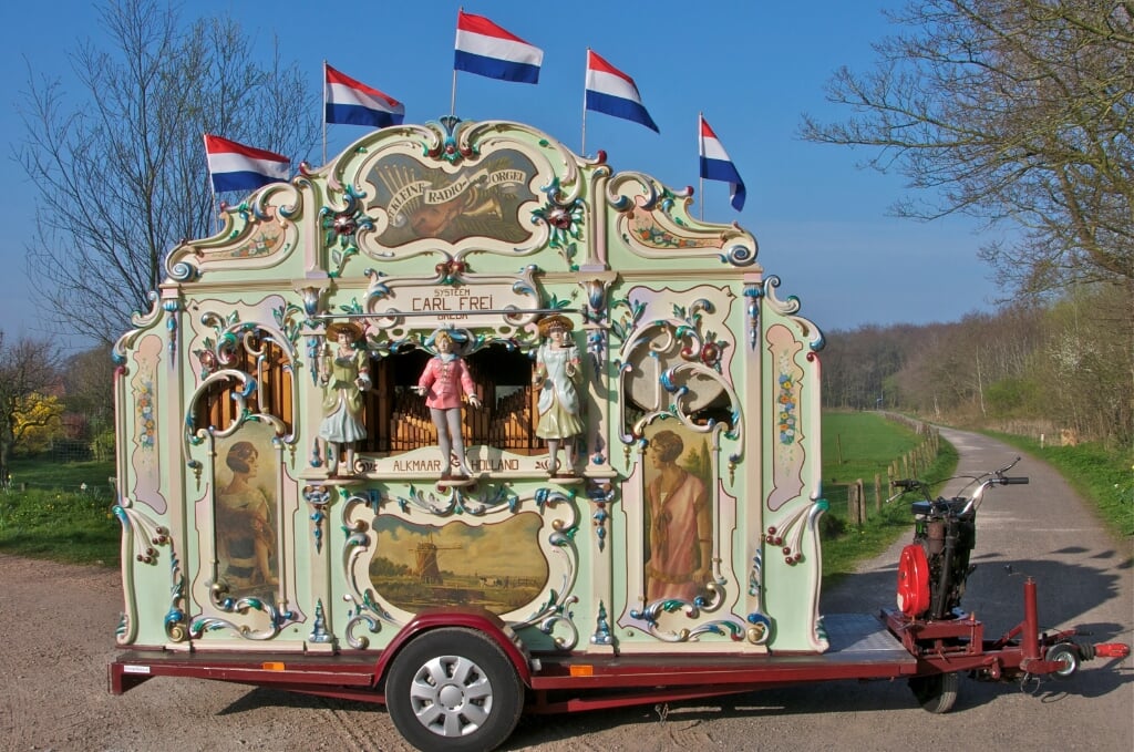 Een replica van een Bacigalupo orgel uit 1901 zal te zien en te horen zijn tijdens de weekmarkt in Steenderen. Foto: PR