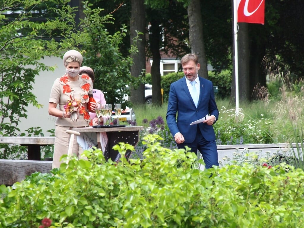 Koningin Máxima opent nieuwe pand Hesselink. Foto:  Henk Kip