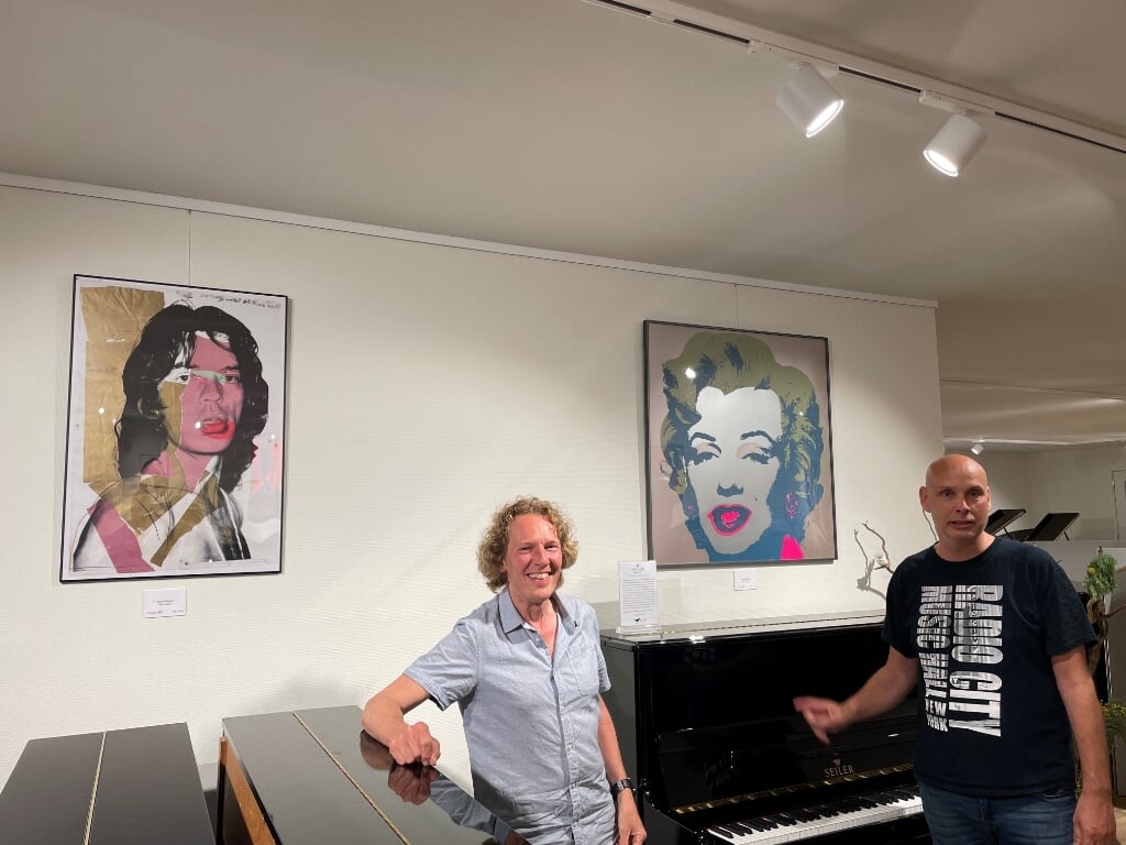 Leon Venderbosch en Gerben Grooten openden de expositie. Foto: PR