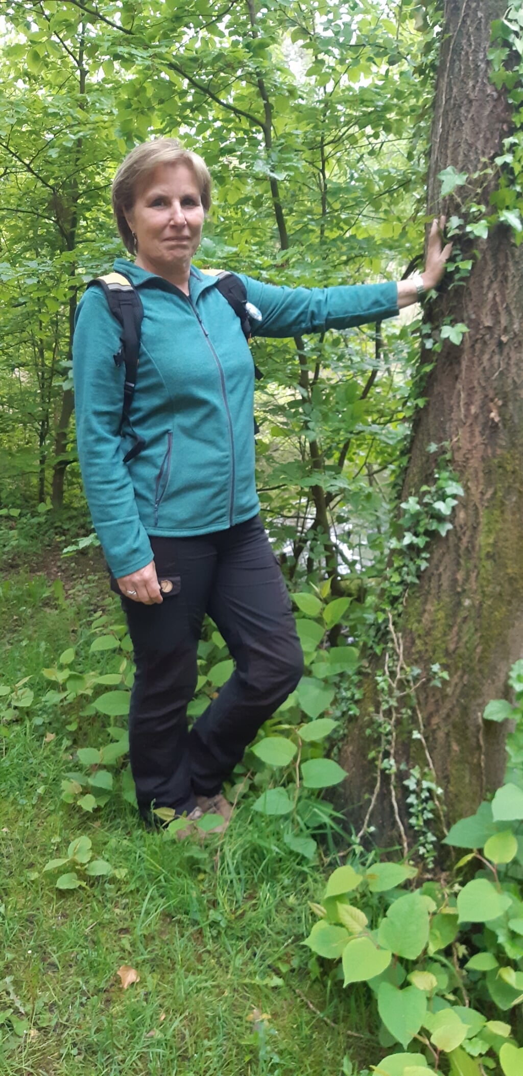 Wandelcoach Erna Eskes gelooft in de helende werking van de natuur. Eigen foto