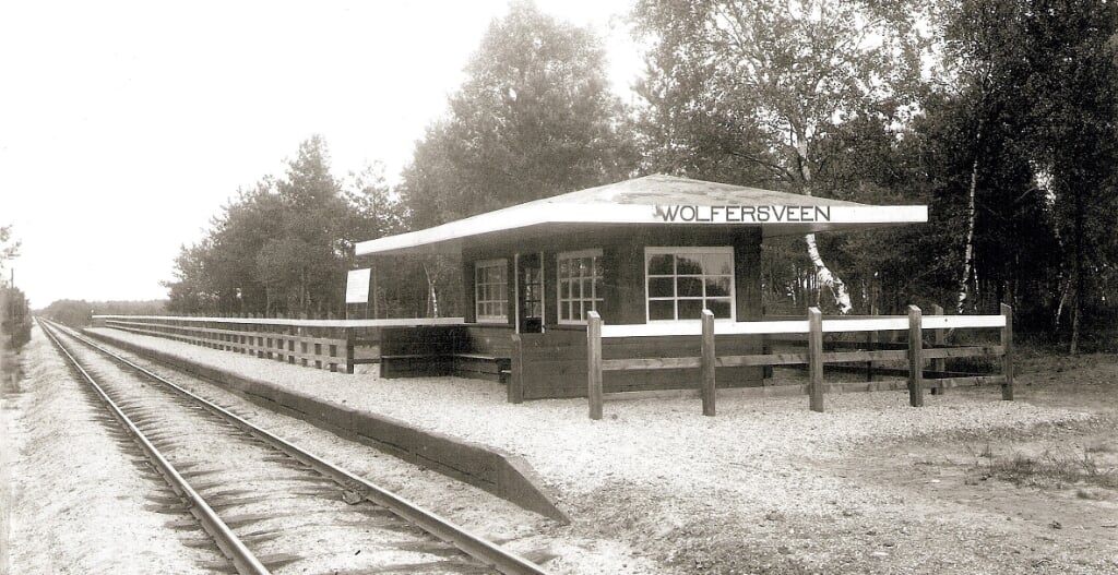 Treinstation Wolfersveen aan de spoorlijn Doetinchem-Zelhem-Ruurlo. Archieffoto: Staring Instituut/Erfgoedcentrum Achterhoek Liemers
