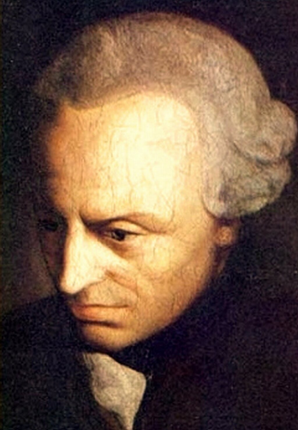 Een getekend portret van denker Immanuel Kant. Foto: PR
