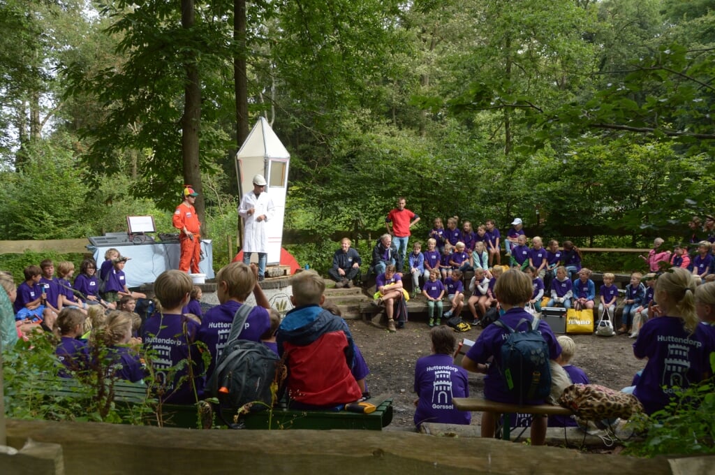 De activiteit vond plaats in de bossen van Scouting IJsselgroep en Scouting Kompasnaald. Foto:PR