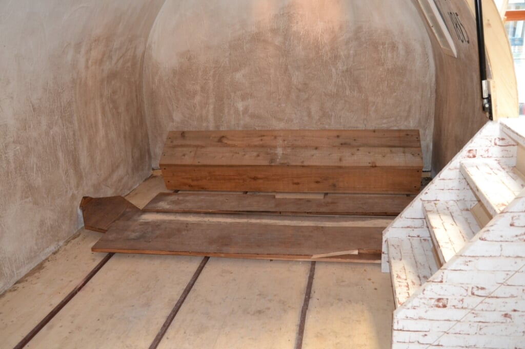Replica van de grafkamer, te zien in het HelenaHuis. Foto: Karin Stronks