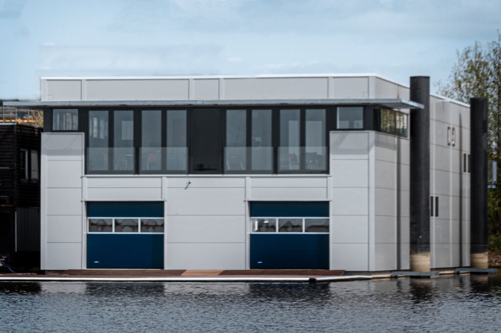 Het nieuwe botenhuis van roeivereniging Isala. Foto: Marjo Hendrix 