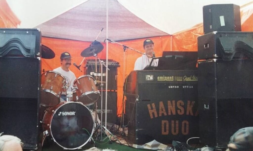 Jan Manschot (links) en Hans Wonnink vormden in de hoogtijdagen het populaire Hanska Duo. Foto: PR