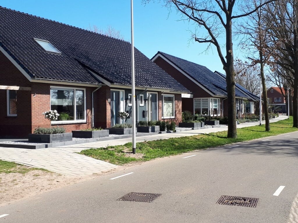 Woningen op de plek van de voormalige Jenaplanschool in Beltrum. Foto: PR