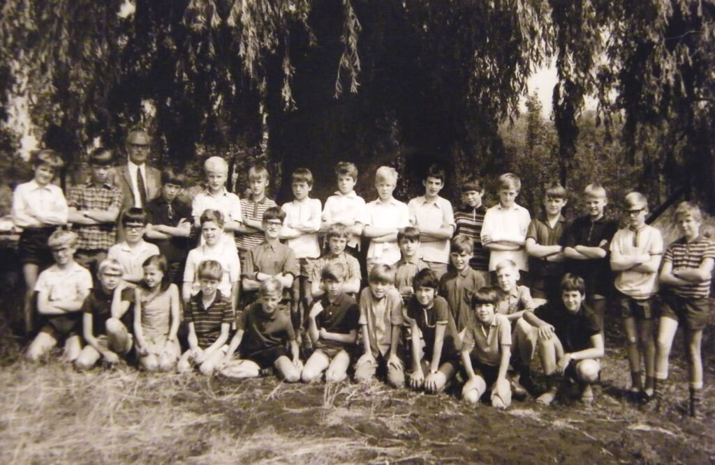 Klas 6 van de Aloysiusschool in Ulft in 1970. Foto: Archief OVGG