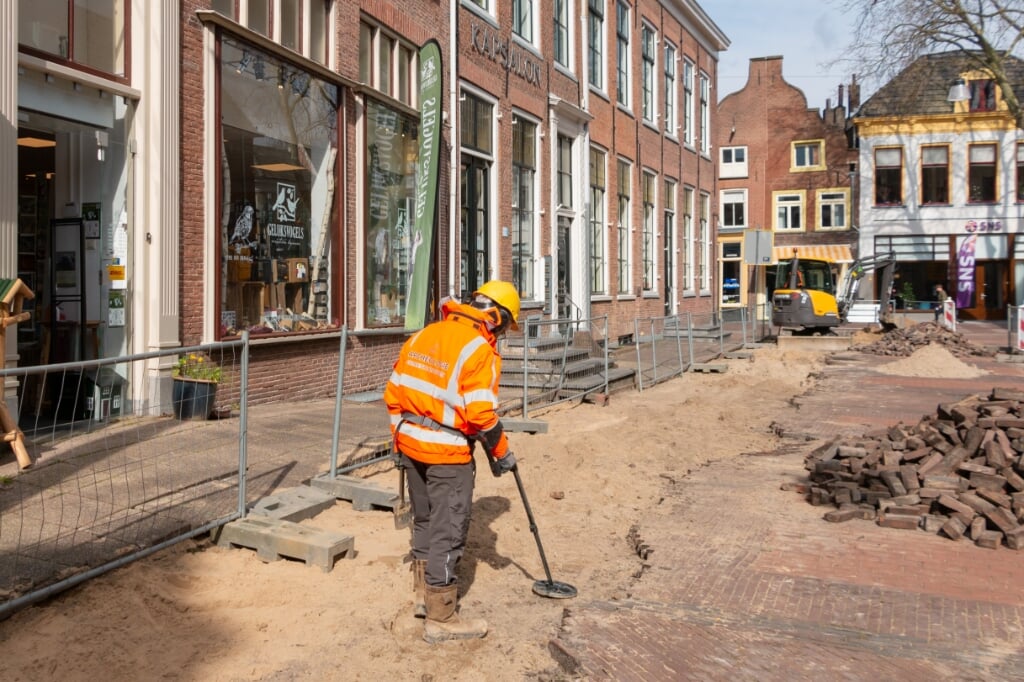 De gemeente voert archeologisch onderzoek uit op de Schupstoel. Foto: Henk Derksen