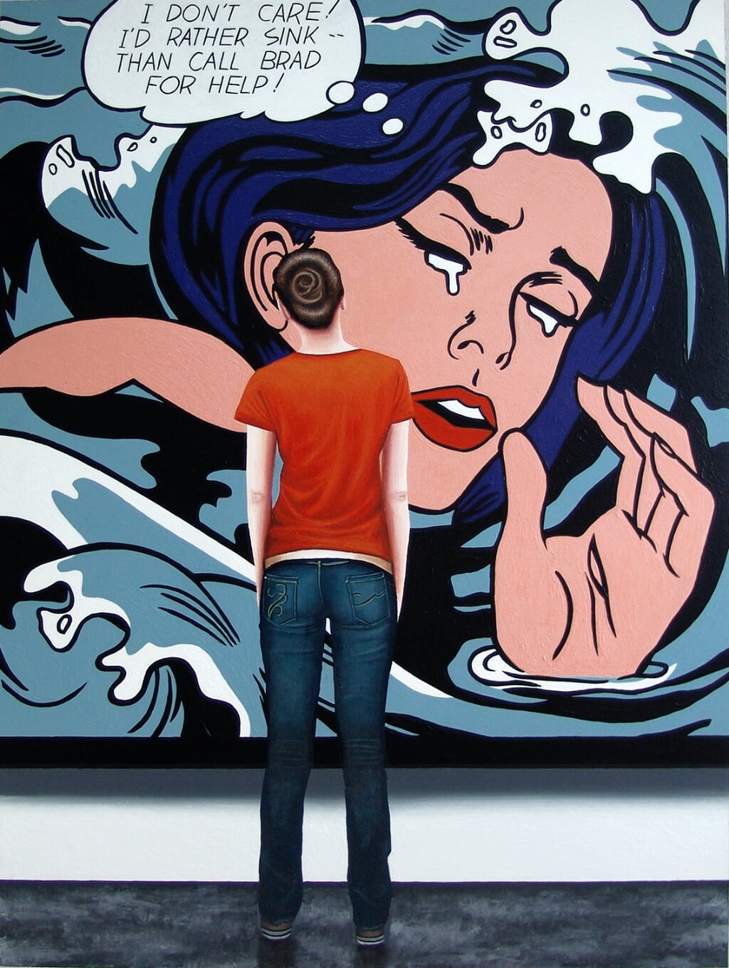 Drowning girl, Roy Lichtenstein. Foto: PR