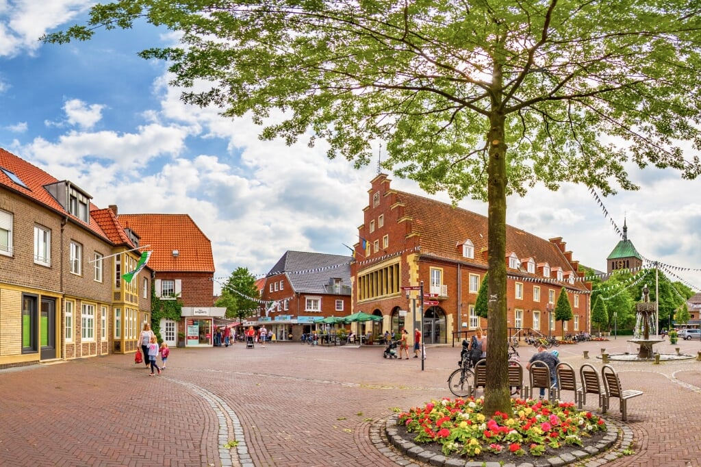 Het Marktplein in Vreden. Foto: PR