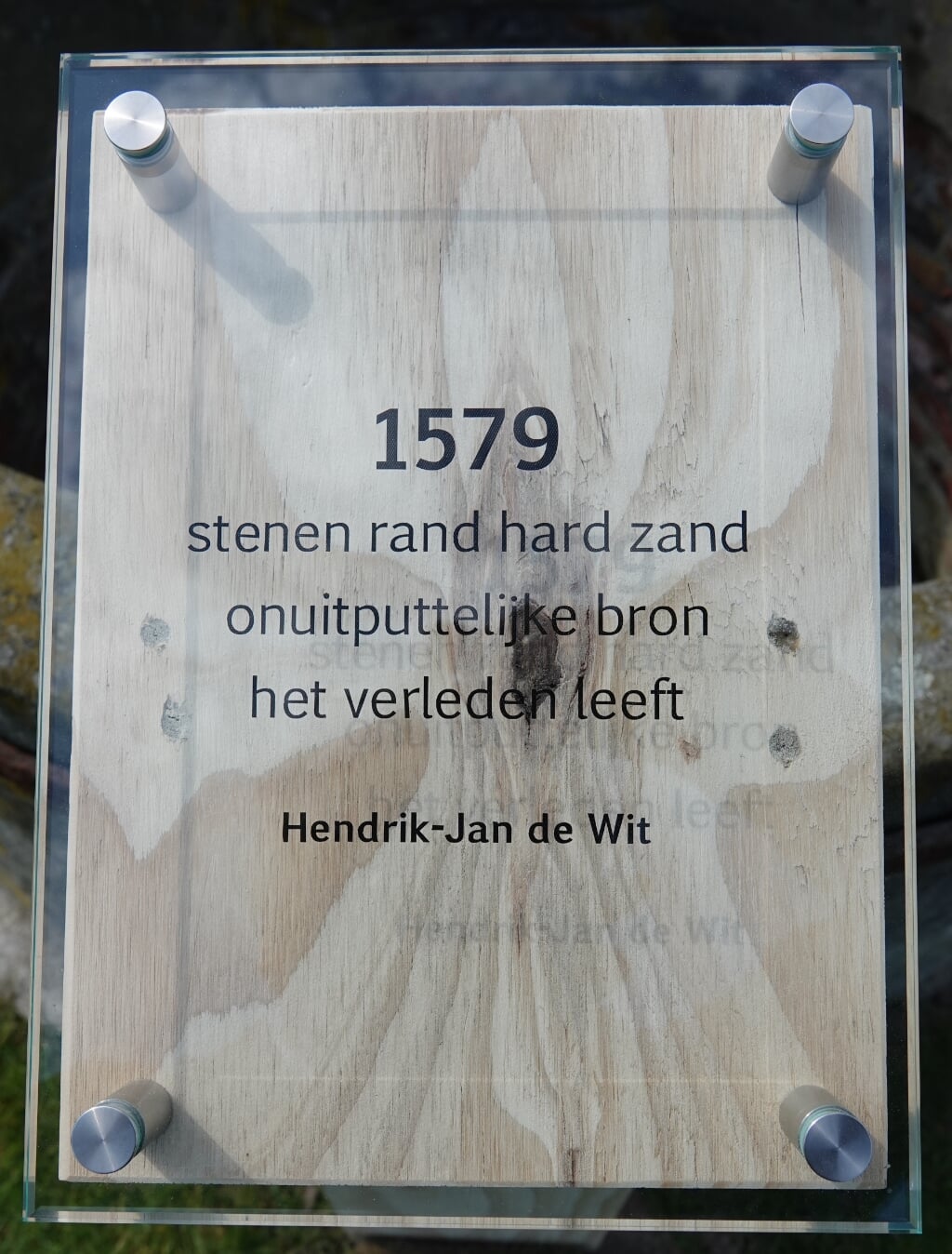 Haiku van Hendrik-Jan de Wit. Foto: Arend Heideman