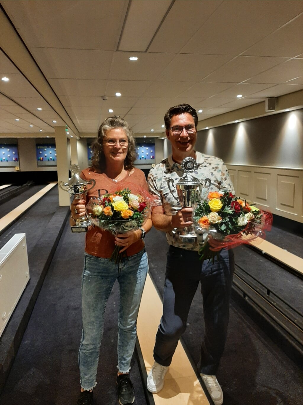 De BKF-kampioenen van dit jaar, Monique Nijhof en René Raaben. Foto: PR 