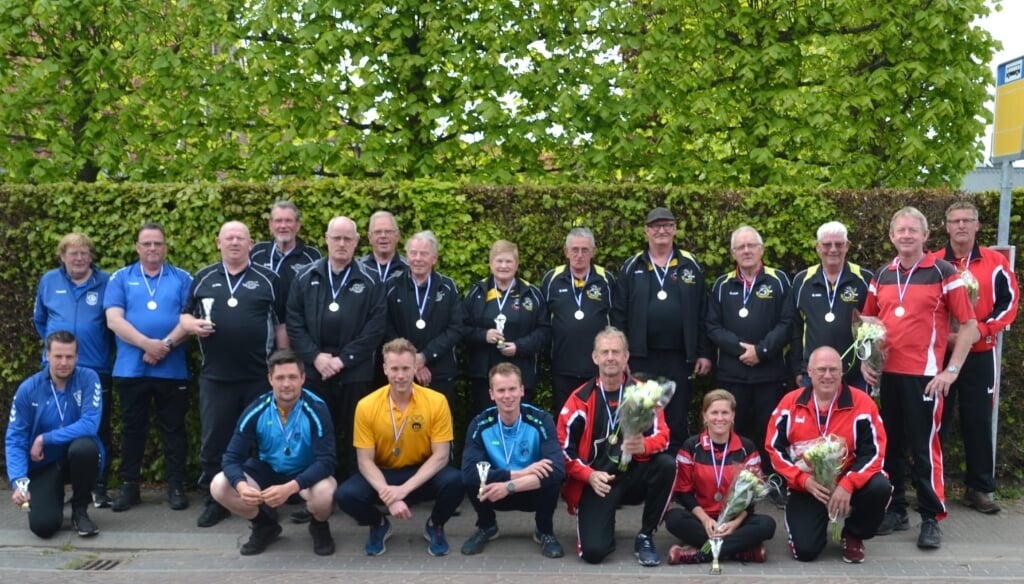 De klootschietkampioenen uit de Achterhoek. Foto: PR