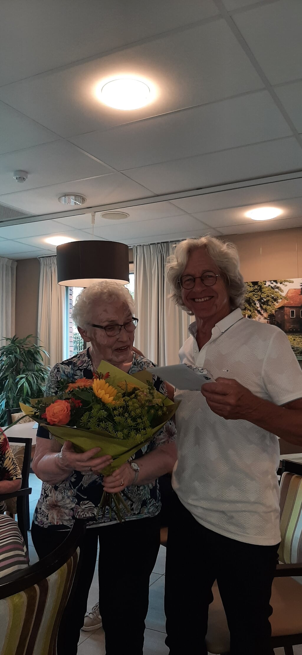 Grada Willekes neemt afscheid bij Andriessenhuis. Foto: PR
