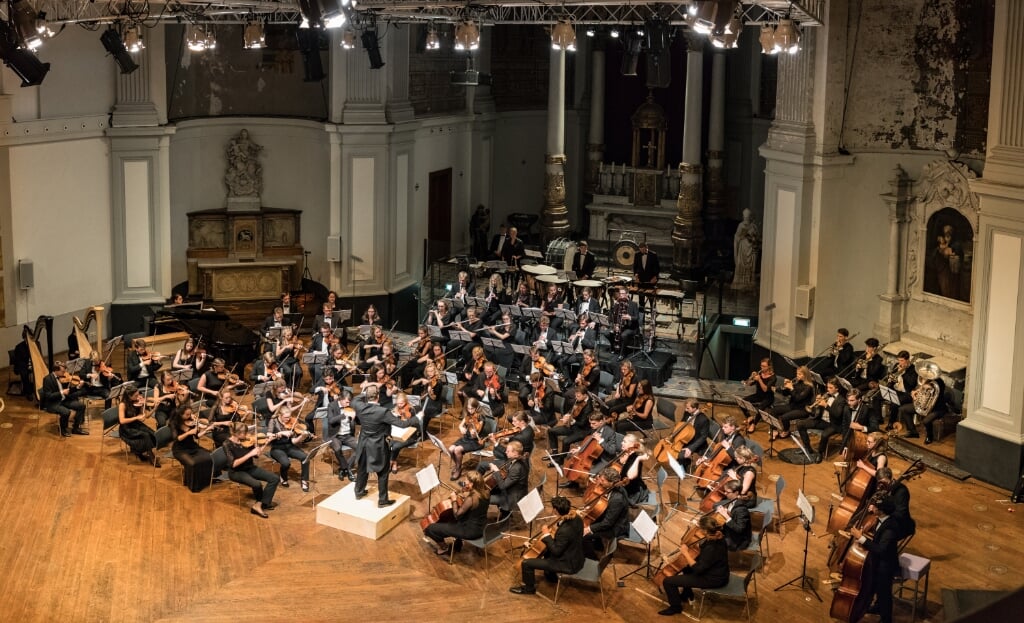 Het NeSP (Nederlands Symfonie Project) voor de laatste keer in Amphion; de Grande Finale. Foto: René Knoop