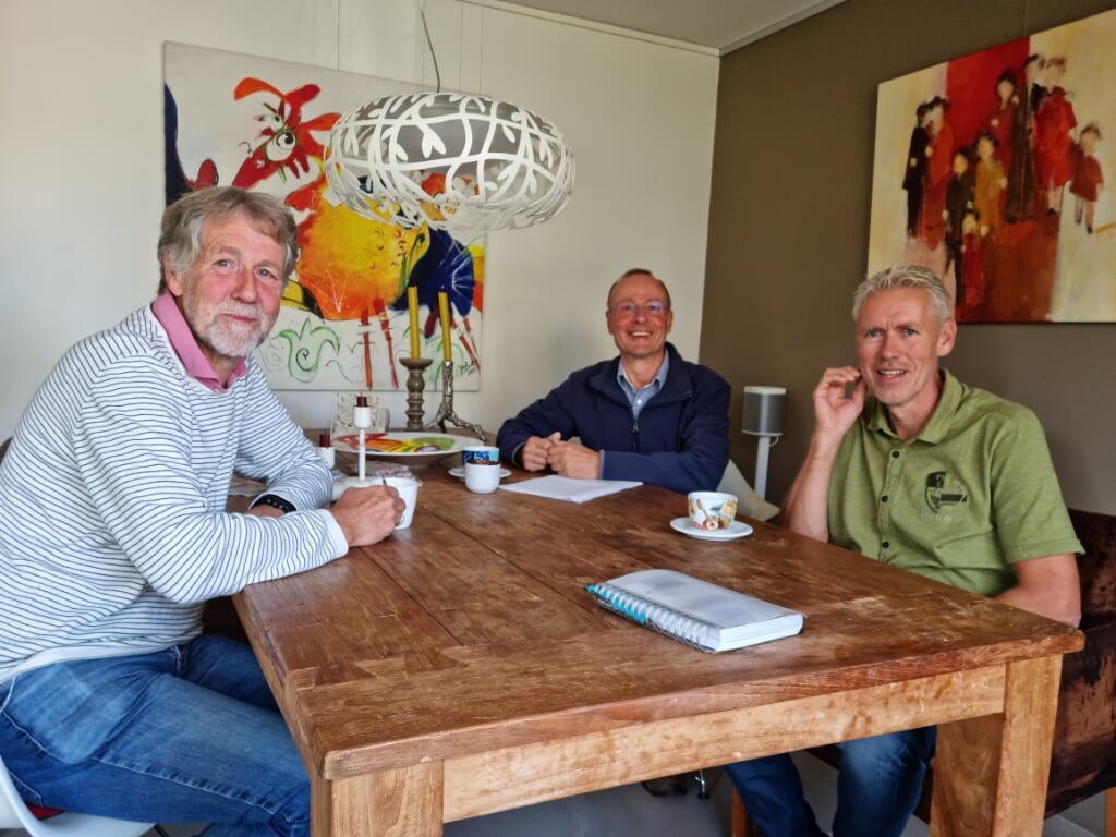 Het Parkinson Café Team met (vlnr) Charles Knobben, Herman Leussink en Johan Lindner. Foto: Rob Weeber