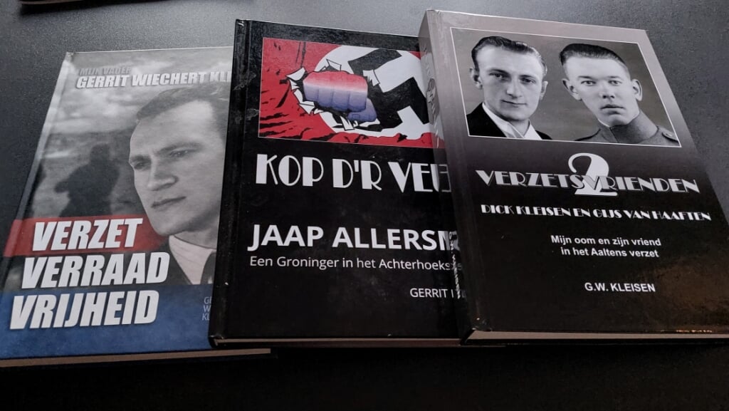 De drie boeken van Gerrit Kleisen. Foto: Karin Stronks