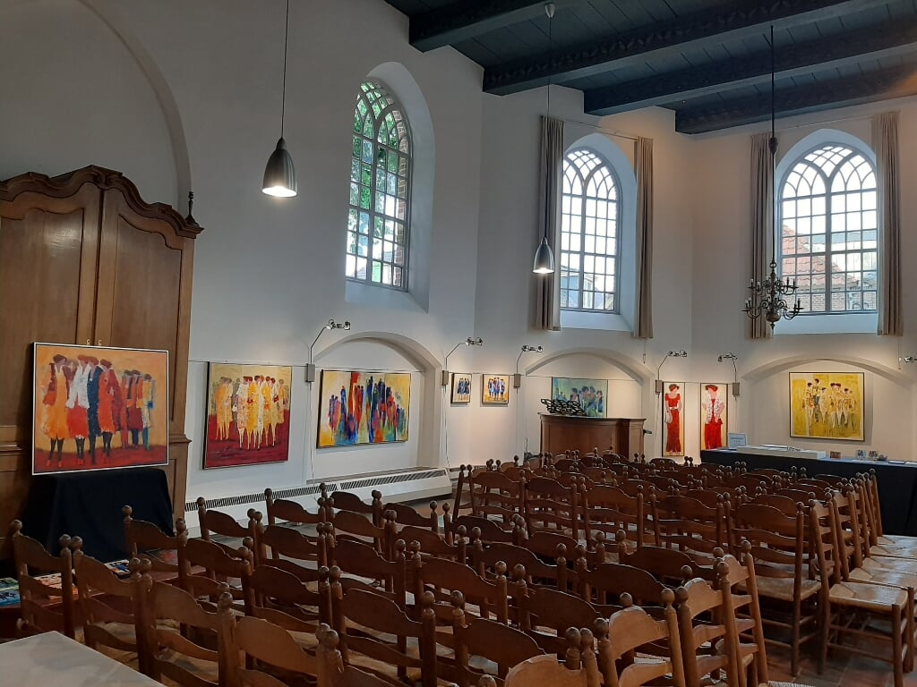 Expositie in de Kapel van Bronkhorst. Foto: Jaap Berenbak