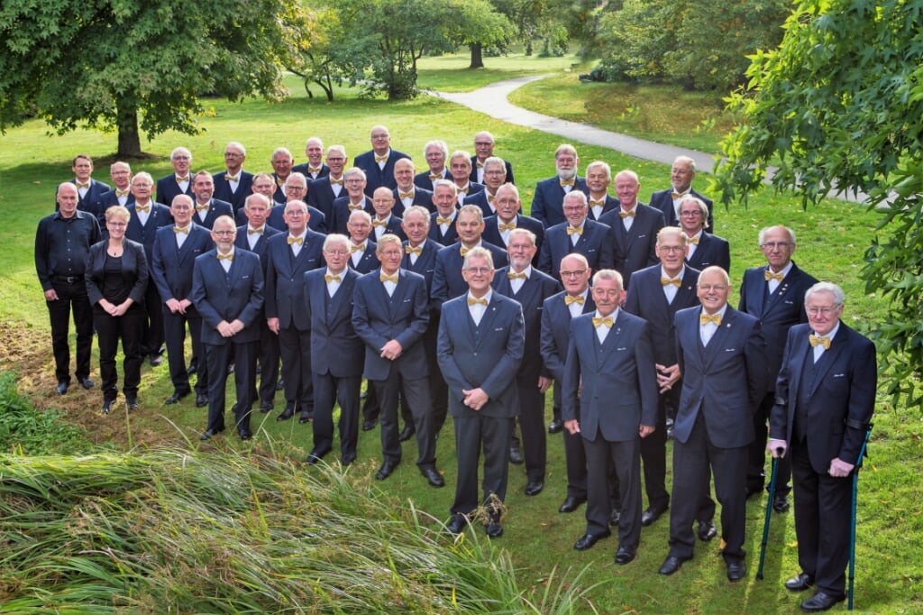 De 75 jaar bestaande mannenzangvereniging Inter Nos uit Groenlo. Foto: PR